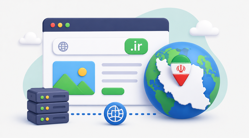 دامنه IR چیست؟ راهنمای کامل دامنه .ir و انواع آن